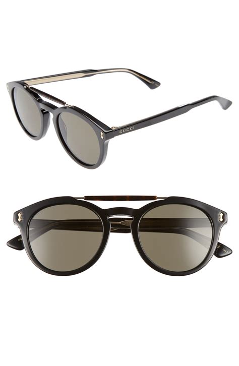 gucci vintage pilot 50mm sunglasses|Gucci 60mm aviator sunglasses.